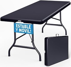 ¿Qué características debe tener una mesa plegable de camping?