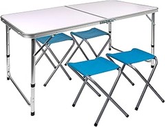 Comparativa de las Mejores Mesas Plegables de Camping con Altura Regulable