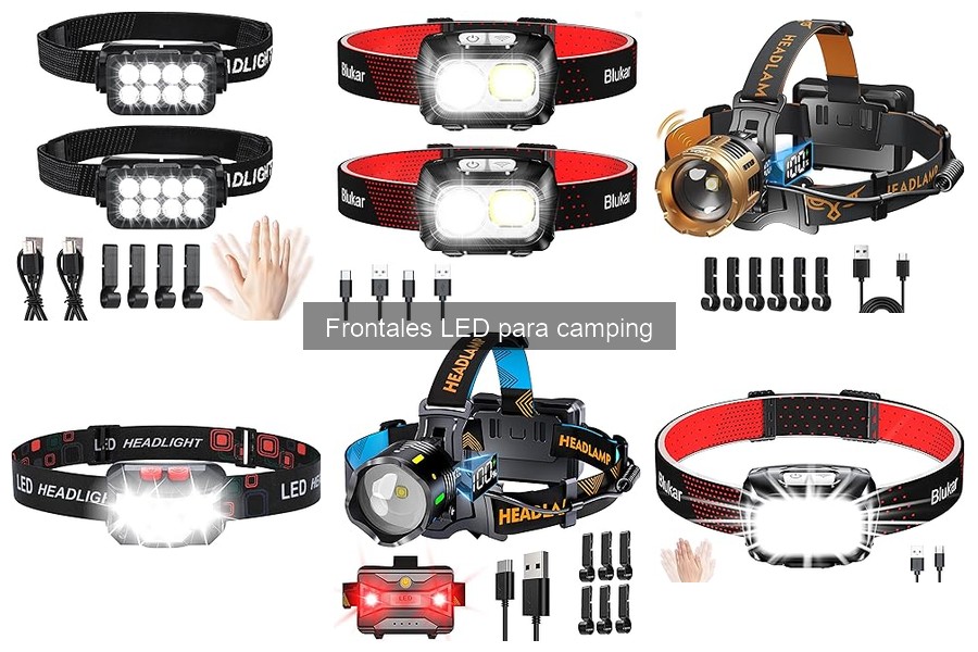 Accesorios Esenciales para Frontales LED en Camping