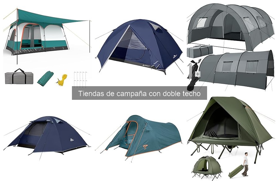 Accesorios Esenciales para Tiendas de Campaña con Doble Techo