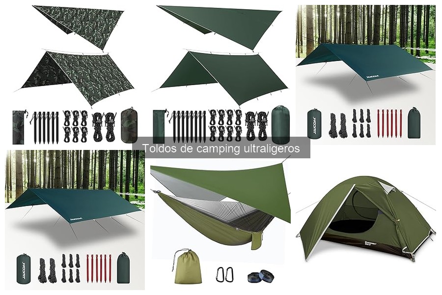 Accesorios Esenciales para Toldos de Camping Ultraligeros