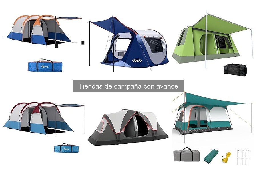 Accesorios imprescindibles para tiendas de campaña con avance