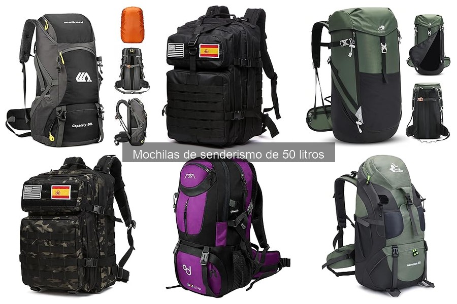 Accesorios indispensables para mochilas de senderismo de 50L