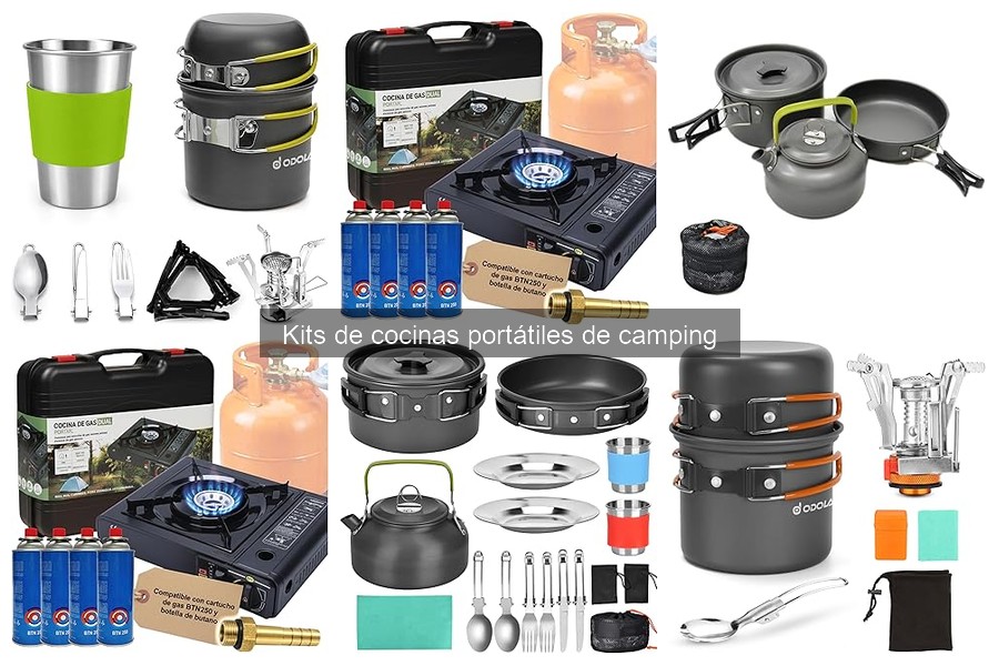 Accesorios útiles para kits de cocina portátiles de camping