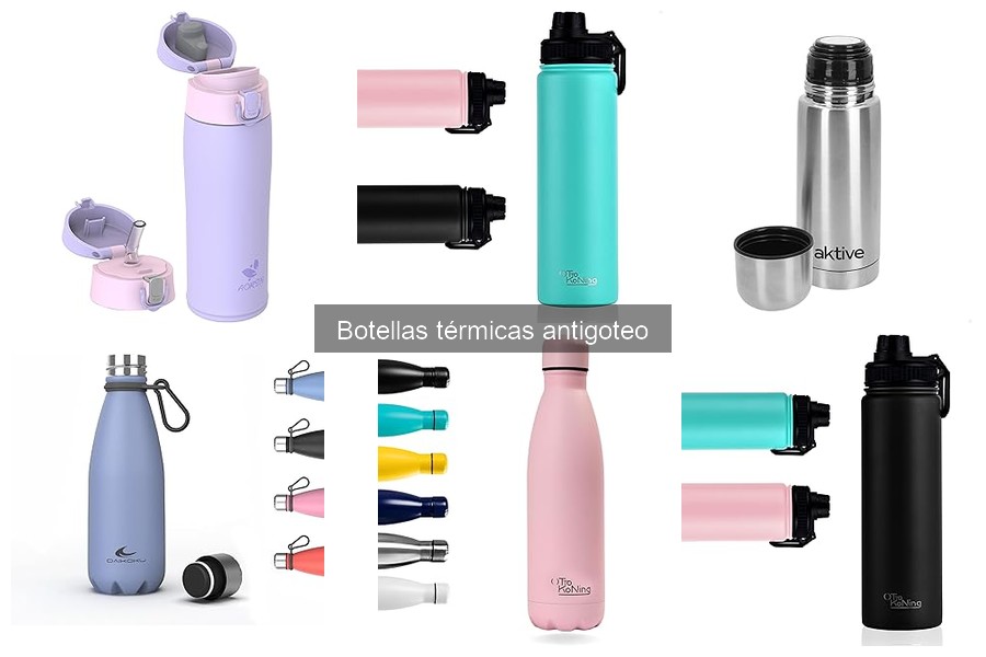 Alternativas a botellas térmicas antigoteo para hidratarte