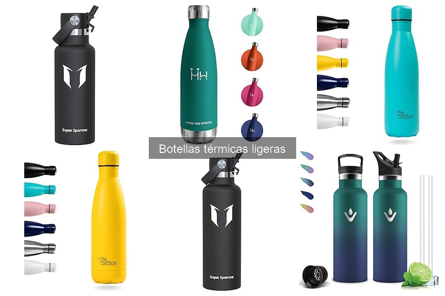 Alternativas a botellas térmicas ligeras para hidratarte