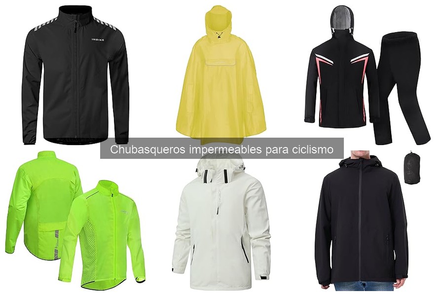 Alternativas a chubasqueros impermeables para ciclismo