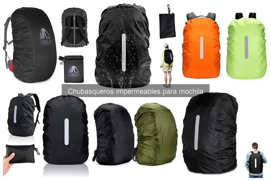 Alternativas a chubasqueros impermeables para mochila