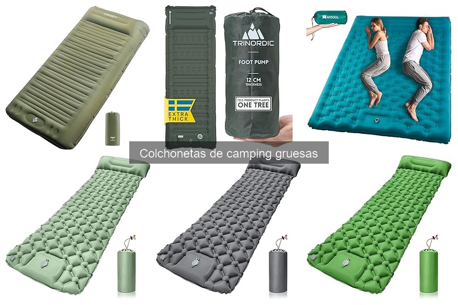 Alternativas a Colchonetas de Camping Gruesas: Lo Mejor para Dormir