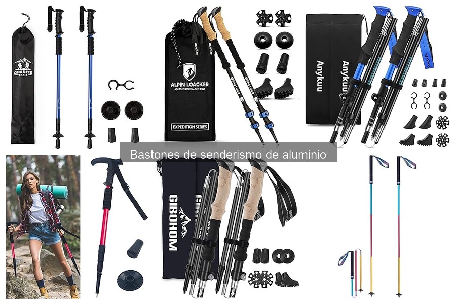 Alternativas a los bastones de senderismo de aluminio