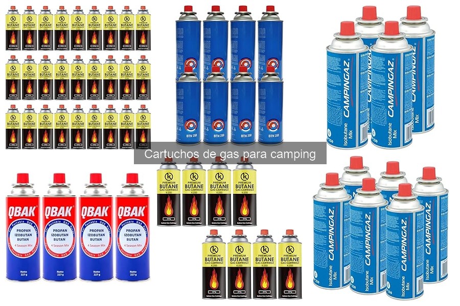 Alternativas a los cartuchos de gas para camping