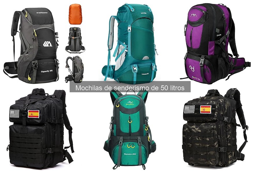 Alternativas a mochilas de 50 litros para senderismo