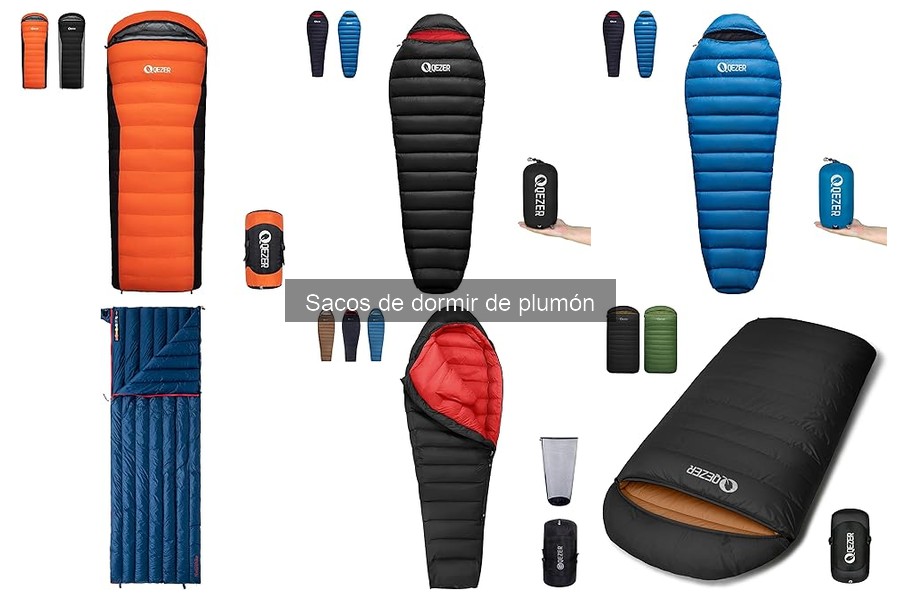 Alternativas a sacos de dormir de plumón para camping