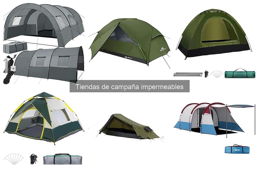 Alternativas a tiendas de campaña impermeables para acampar