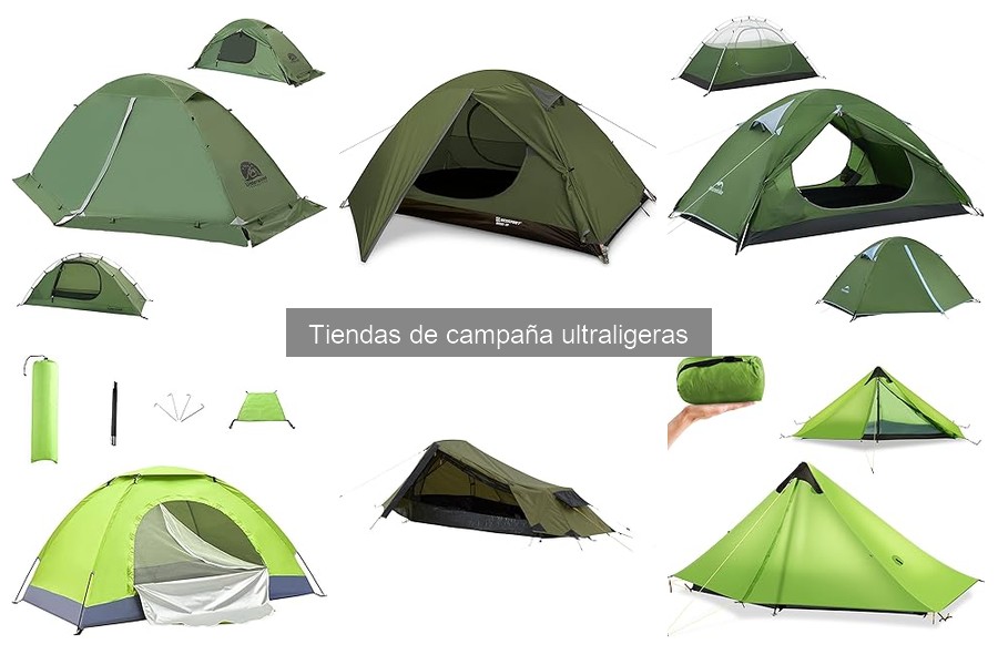 Alternativas a tiendas de campaña ultraligeras para camping