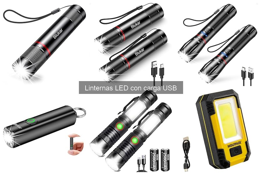 Aspectos Clave para Cargar Linternas LED vía USB