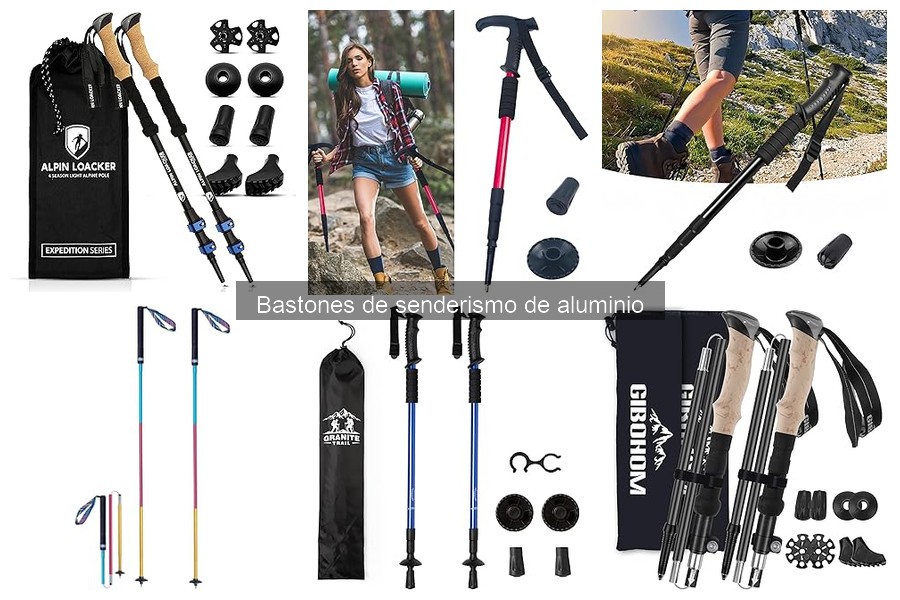 Bastones de senderismo de aluminio: ¿son adecuados para terrenos difíciles?