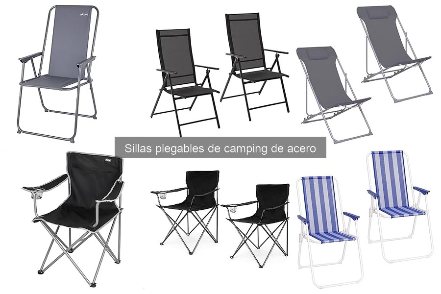 Beneficios de las sillas plegables de camping de acero