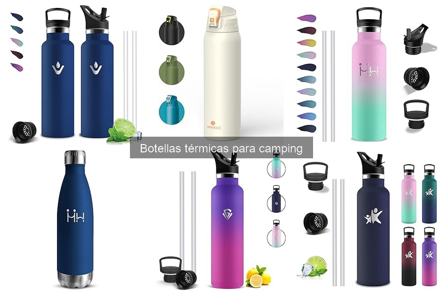 Botellas térmicas con funciones adicionales para acampar