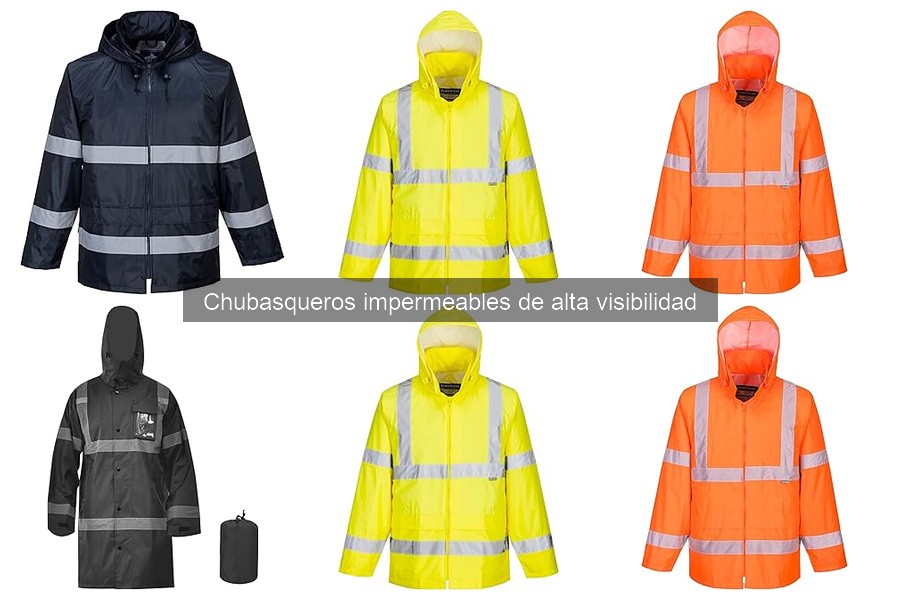 Chubasqueros Impermeables de Alta Visibilidad: Características Clave