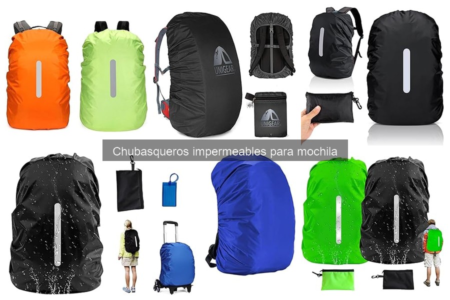 Cómo elegir chubasquero impermeable para mochila (guía)