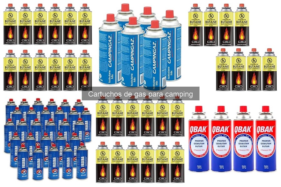 Cómo elegir el cartucho de gas ideal para camping