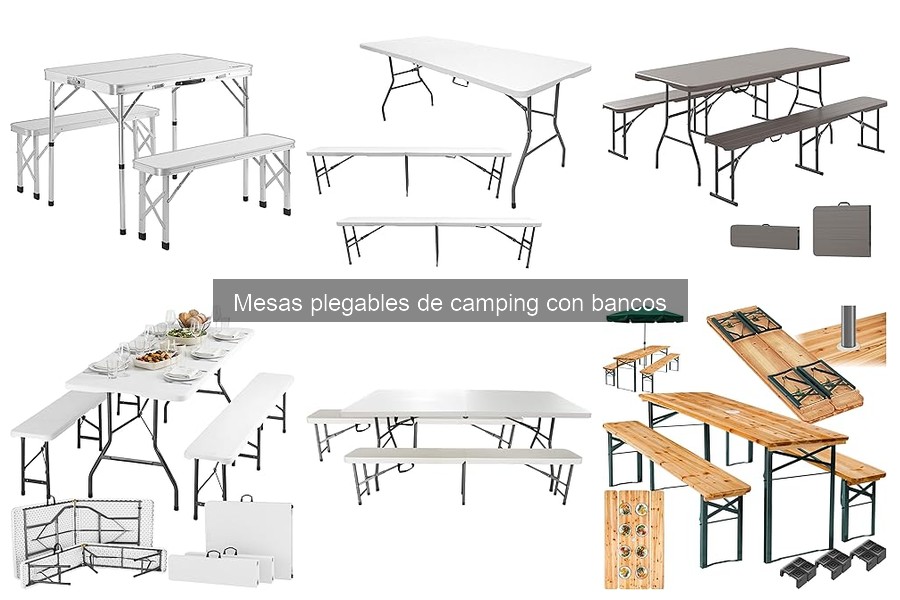 Cómo elegir la mejor mesa plegable de camping con bancos