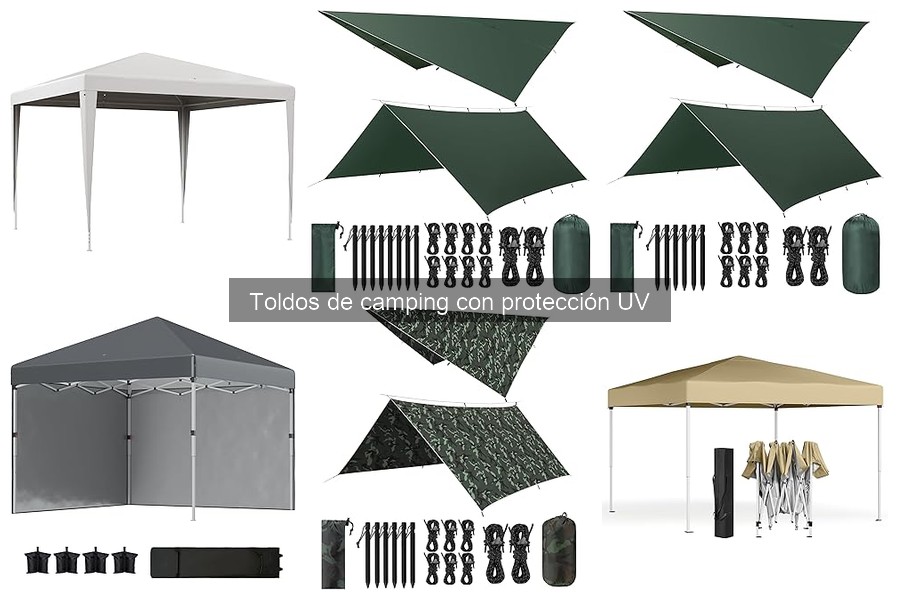 Cómo mantener toldos de camping con protección UV
