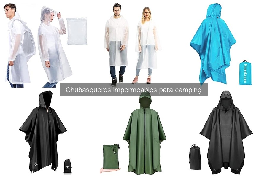 Cómo usar chubasqueros en condiciones extremas para camping