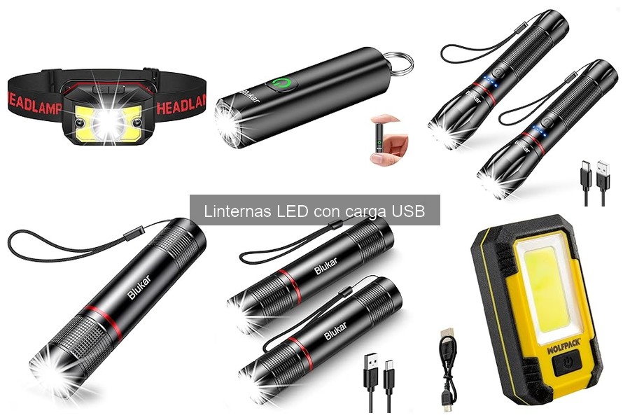 ** Cómo usar correctamente una linterna LED con carga USB