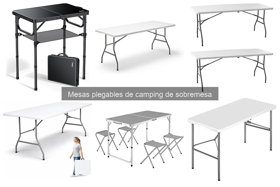 Cómo utilizar correctamente una mesa plegable de camping