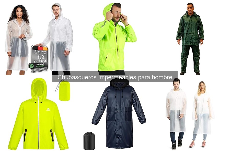 Comparativa de Chubasqueros Impermeables para Hombre 2023