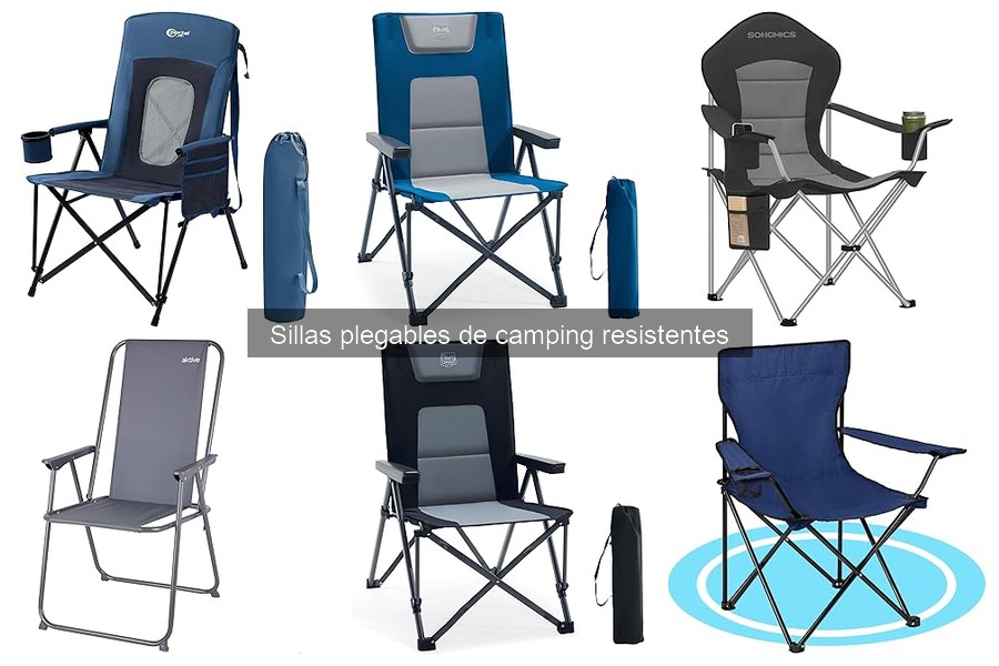 Comparativa de las Mejores Sillas Plegables de Camping Resistentes