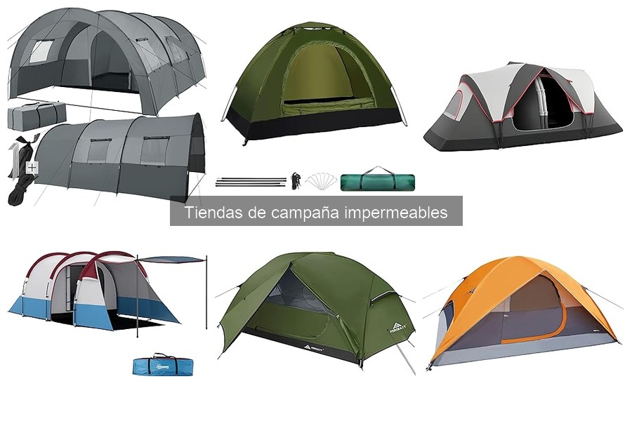 Comparativa de las mejores tiendas de campaña impermeables