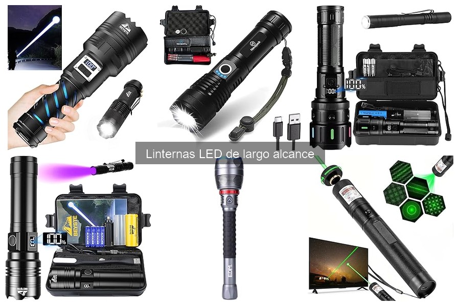 Comparativa de linternas LED de largo alcance y potencia