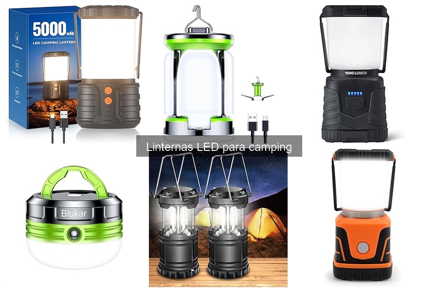Comparativa de Linternas LED y Otras Fuentes de Luz para Camping