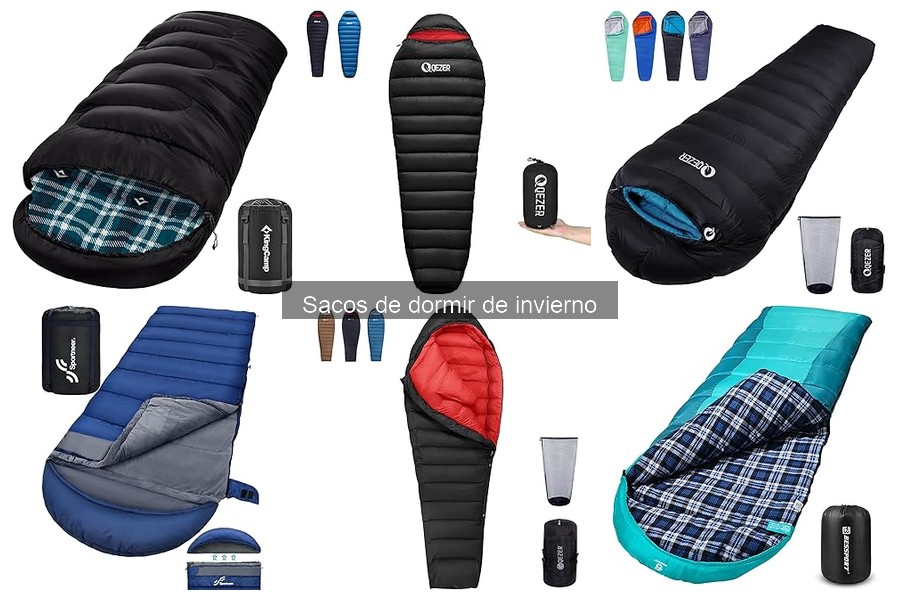 Comparativa de materiales en sacos de dormir de invierno