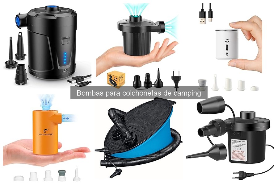 Comparativa de precios: bombas para colchonetas de camping