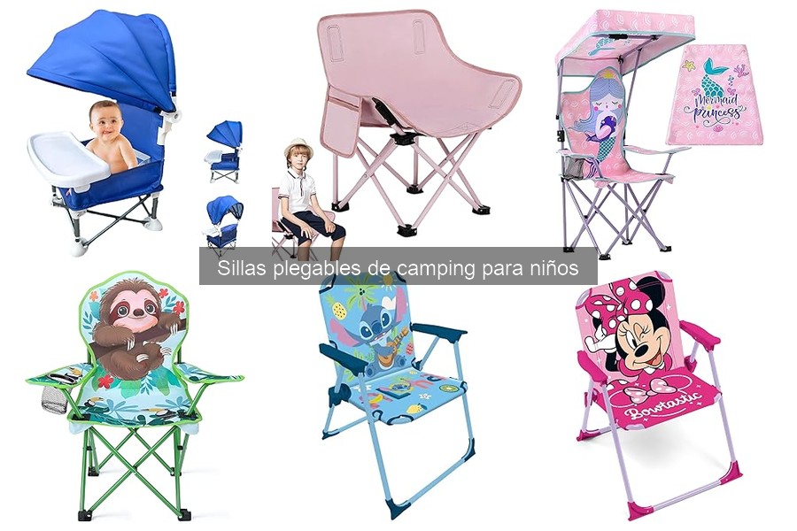 Comparativa de sillas plegables de camping para niños