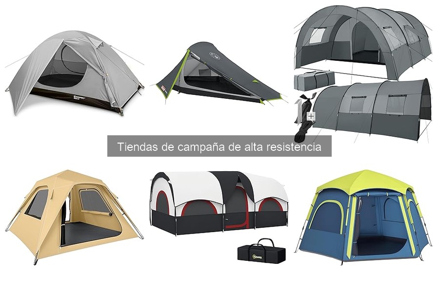 Comparativa de tiendas de campaña de alta resistencia 2023