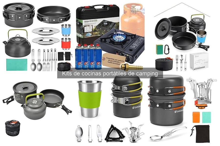 Comparativa: Kits de cocina de gas vs de leña para camping