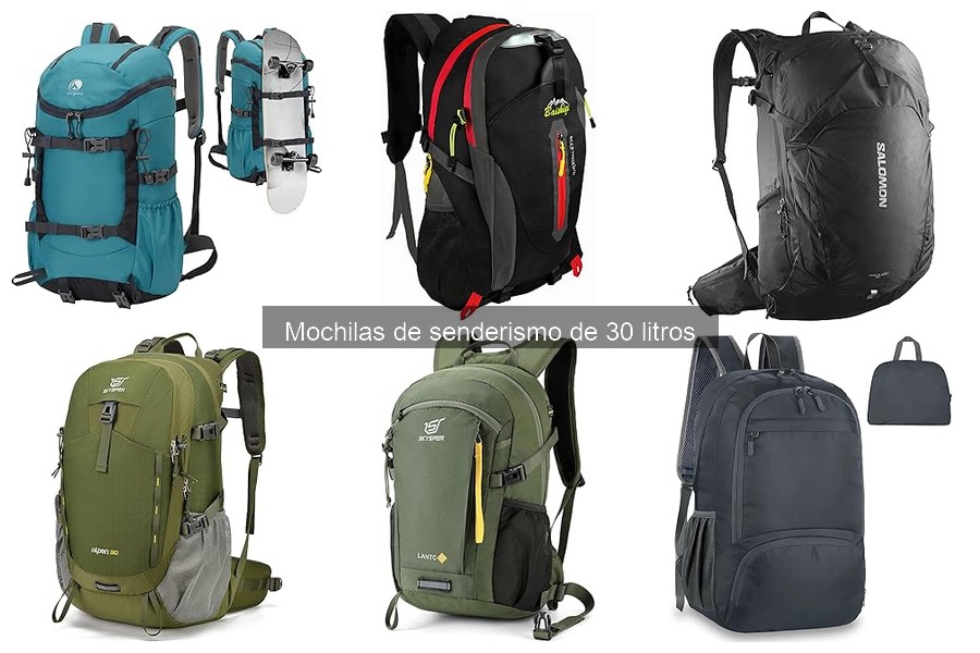 Comparativa Mochilas de Senderismo 30L Ligeras vs Estándar