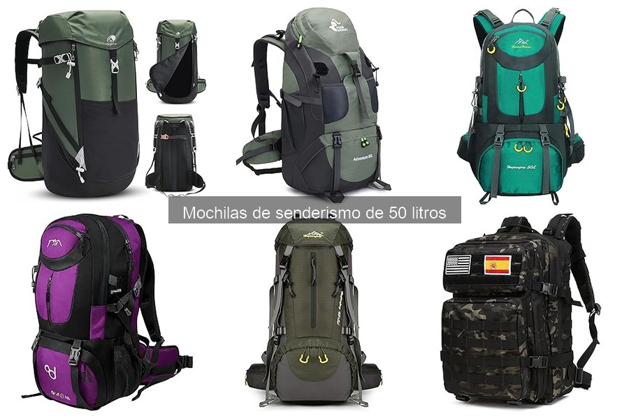 Diferencias entre mochilas de 50 litros y otros tamaños