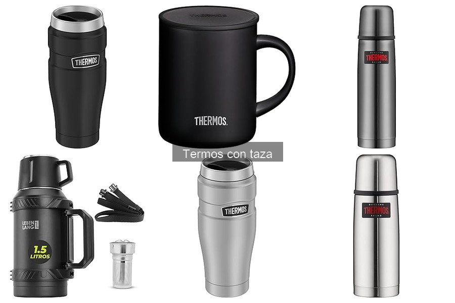 Diferencias entre termos con taza de acero inoxidable y plástico