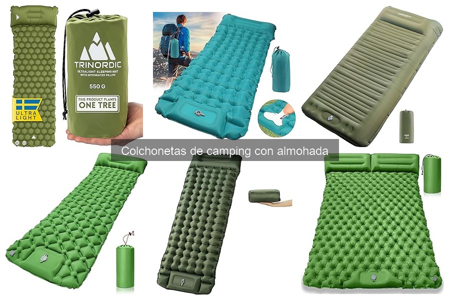 Dónde comprar colchonetas de camping con almohada al mejor precio
