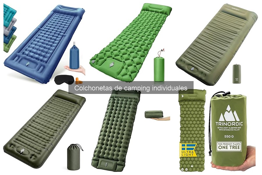 Dónde comprar colchonetas de camping individuales económicas