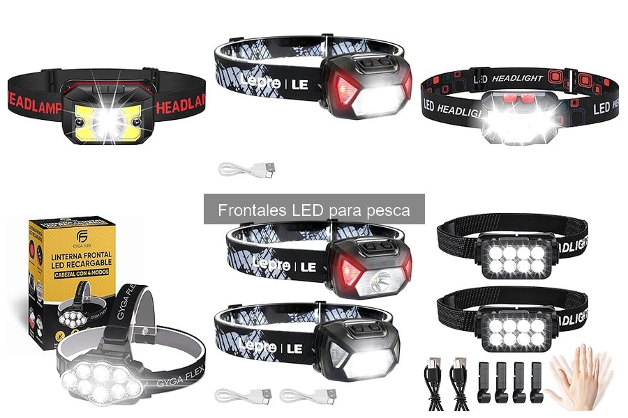 Dónde comprar frontales LED para pesca: guías y precios