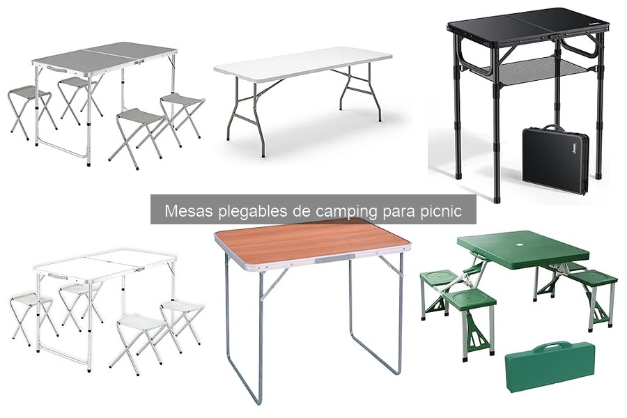 Dónde comprar mesas plegables de camping para picnic