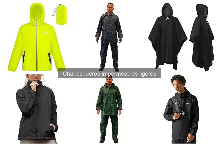Errores comunes al usar chubasqueros impermeables ligeros