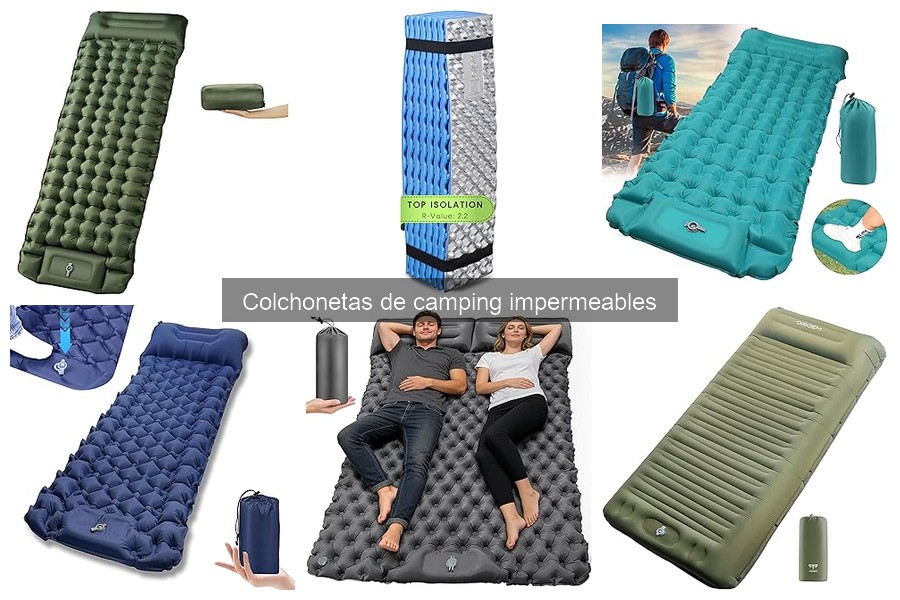 Guía de compra de colchonetas de camping impermeables